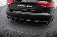 Diffusor Heck Ansatz FüR Audi A4 B8 Heckansatz Flaps HeckschüRze