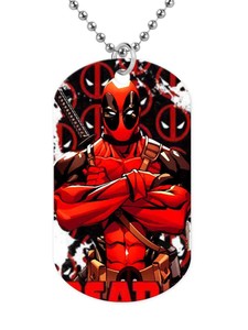 deadpool dog tag