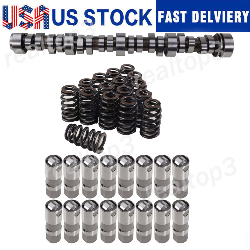Fit GM LS 4.8 5.3 6.2 2 Cam Kit Camshaft Pac1218 Springs Lifters