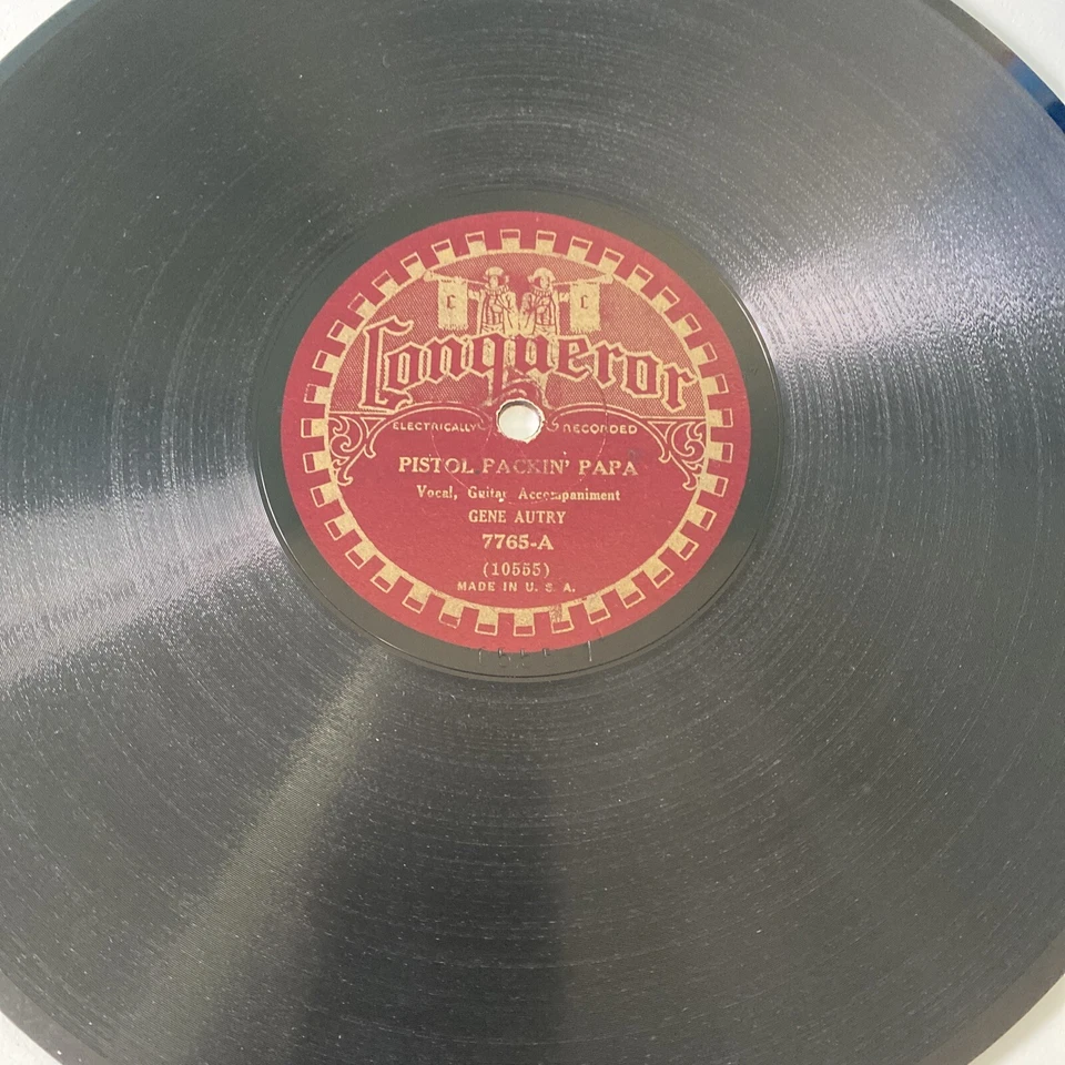 MILLER WIKEL - Joe Reeves 78 rpm CONQ 7765 Sleep In Your Barn Tonight Mister E - Image 4 of 4