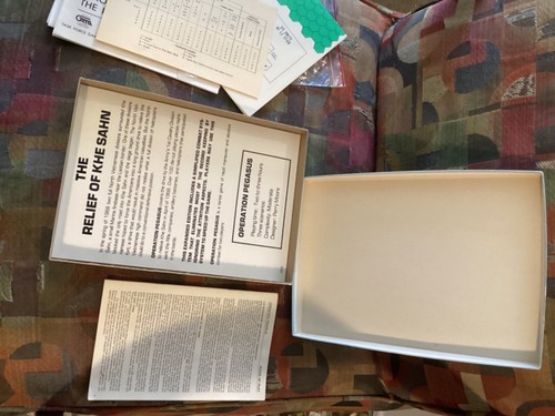 Operation Pegasus War Game, Mfg. by Task Force Games, G cond, Punched - Picture 3 of 6