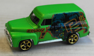 Matchbox 1955 Ford F-100 Panel Delivery grün Oldtimer MBX Mattel Van green ´55