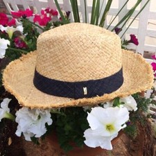 MARC JACOBS Unisex Natural Straw Panama Hat