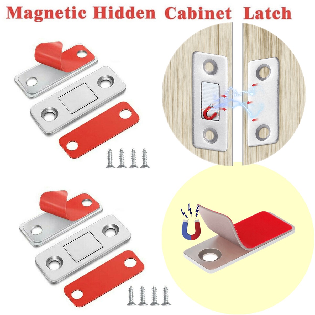 Aimant De Fermeture Pour Porte De Cabinet - Fermeture Magnétique, Quincaillerie