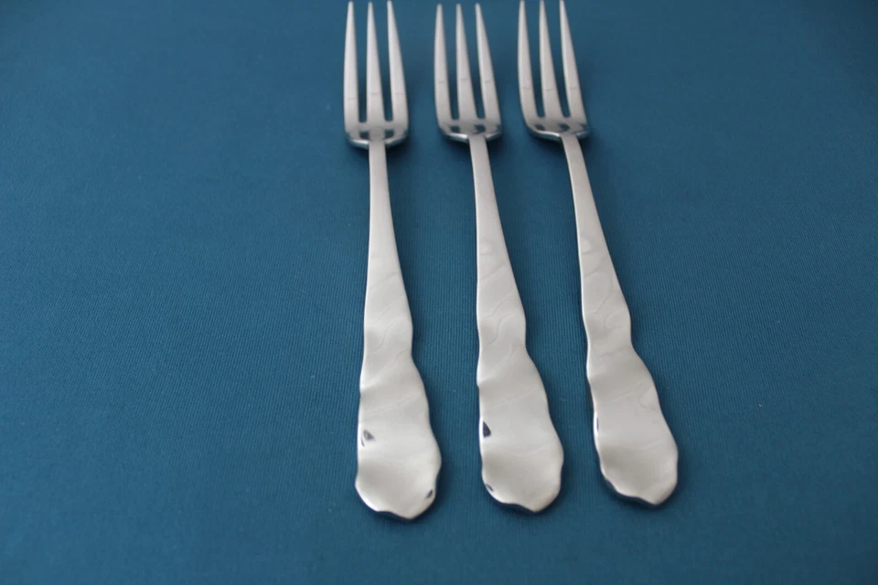 3 tenedores de ensalada cerámica granero lechuga 18/8 acero inoxidable Japón 6 7/8" Foto 2 de 4