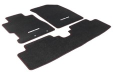 Oe Custom Fit Black Carpet Floor Mat W Embroidered Em2 For 01-05 Honda Civic 4d