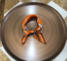 100 Silk Mulberry Wrap Shawl Square Belt and chain Print Bandanna Scarf 53X53cm