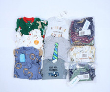 Carters Bulk Lot Of 16 Boys Size 0-3 Month Mixed Seasons Tops Bottoms Pjs NWT