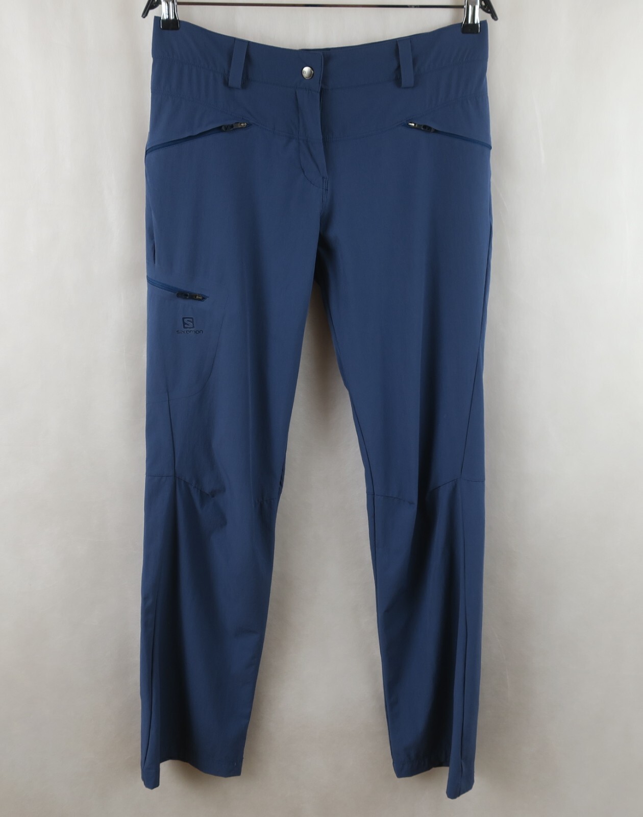 SALOMON DONNA PANTALONI TREKKING STRETCH ADVANCED SKIN SHIELD taglia M UK 12 ...