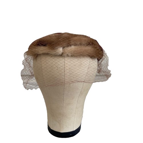 Vintage Mink & Satin Hat Darcel Exclusive | eBay display picture 2