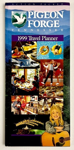 1999 Pigeon Forge Tennessee Vintage Travel Planner GuideTourist Activities TN
