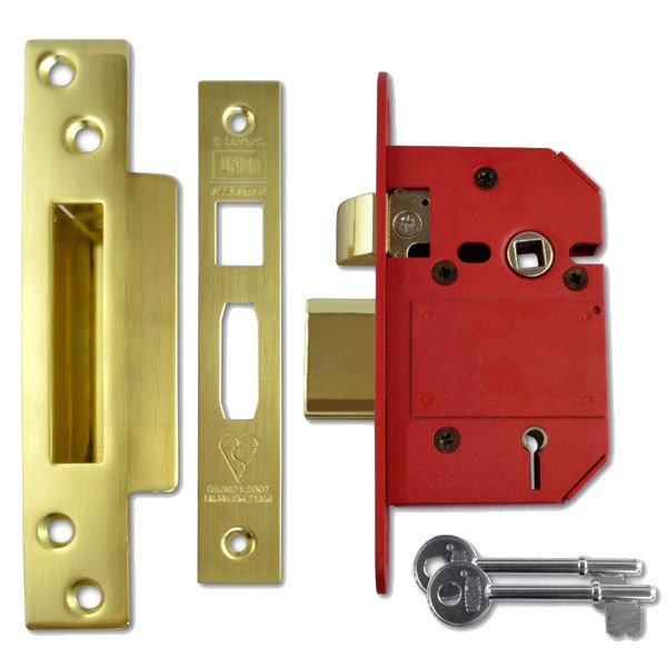UNION StrongBOLT 2200S BS 5 Lever Mortice Sashlock Satin Brass 68mm Box UNNJ220 - Image 6