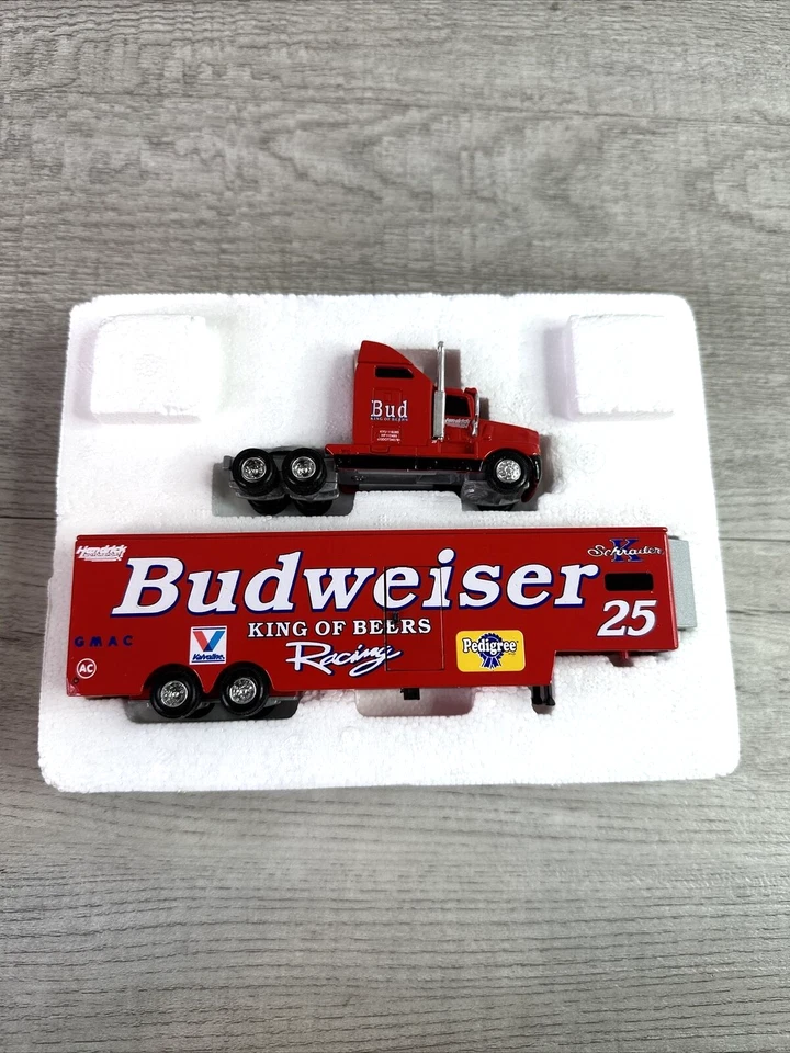 Vtg 1995 Action Ken Schrader Bud Racing Transporter 1/96 Winston Cup Collectable - Image 4 of 4