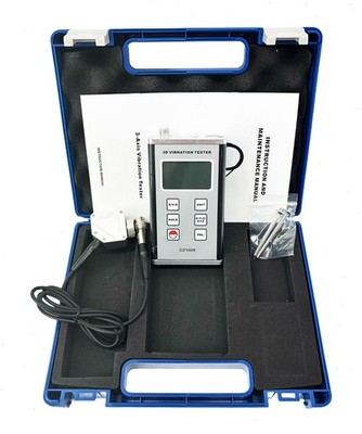Handheld Vibration Meter Tester Analyzer with Accuracy 5% of Reading+2 Digits