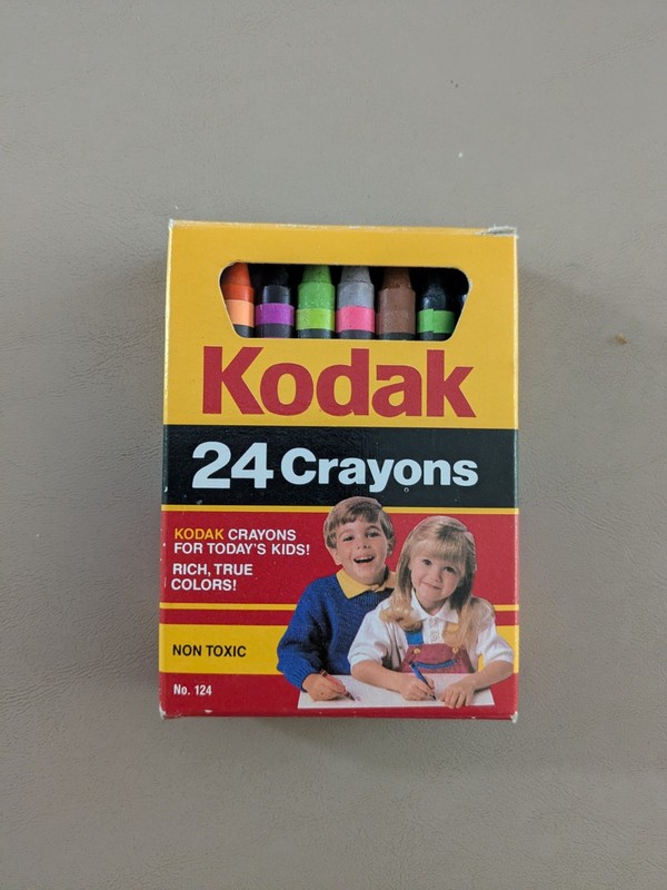 Vintage Kodak RoseArt Crayons