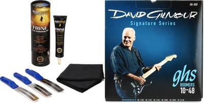 MusicNomad FRINE Fret Polishing Kit + GHS GB-DGF Value Bundle
