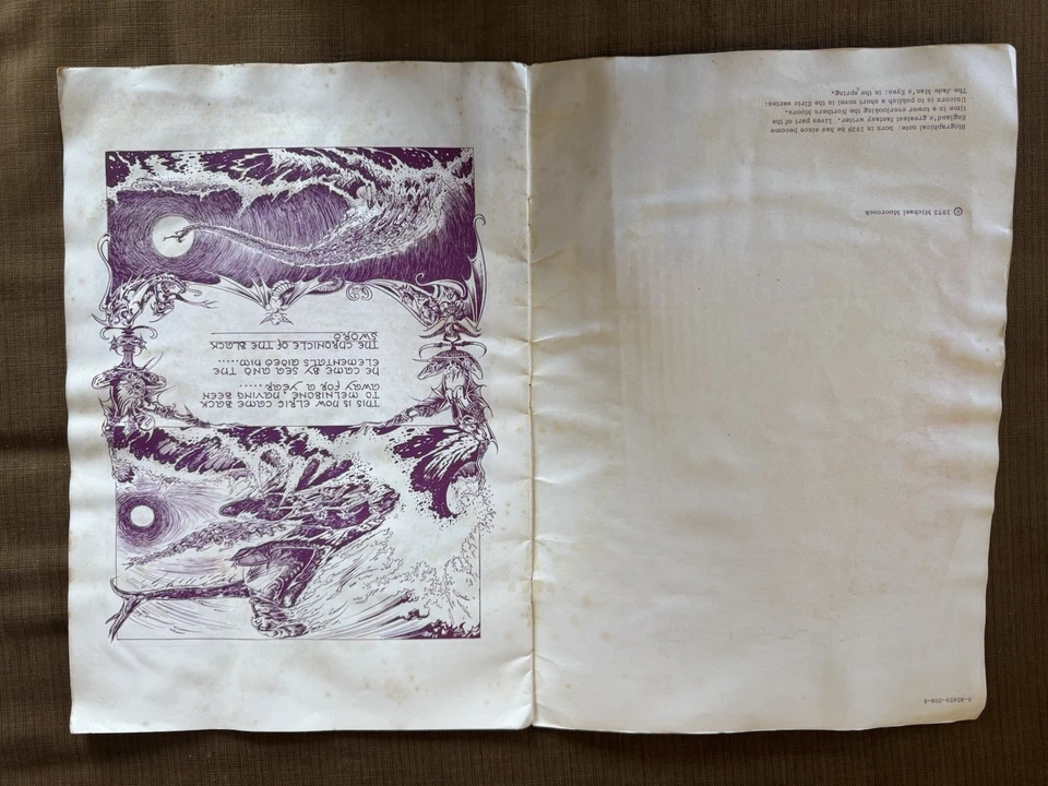 Elric The Return To Melnibone 1973 Michael Moorcock Foto 2 de 4