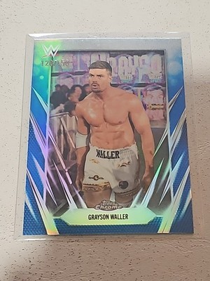 2026 Topps Chrome WWE Grayson Waller Blue Refractor /150  *97