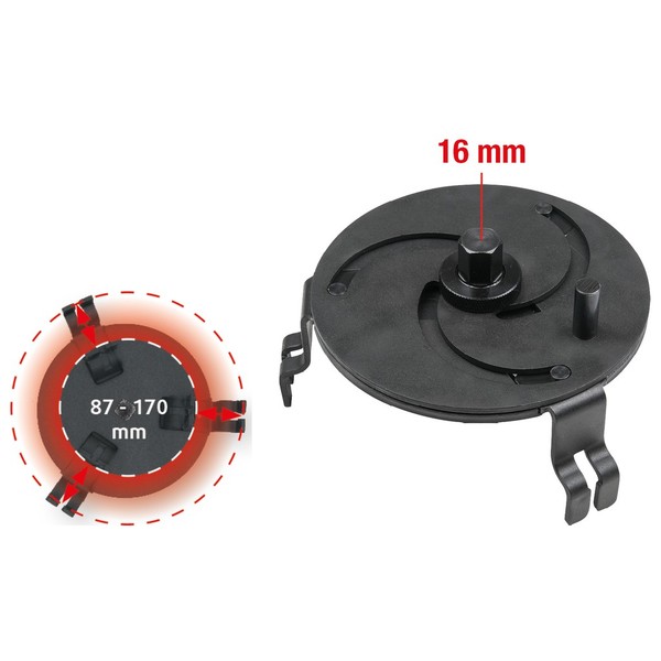 KS Tools 150.9388 3-Arm Universal-TankgeberschlüSsel-image
