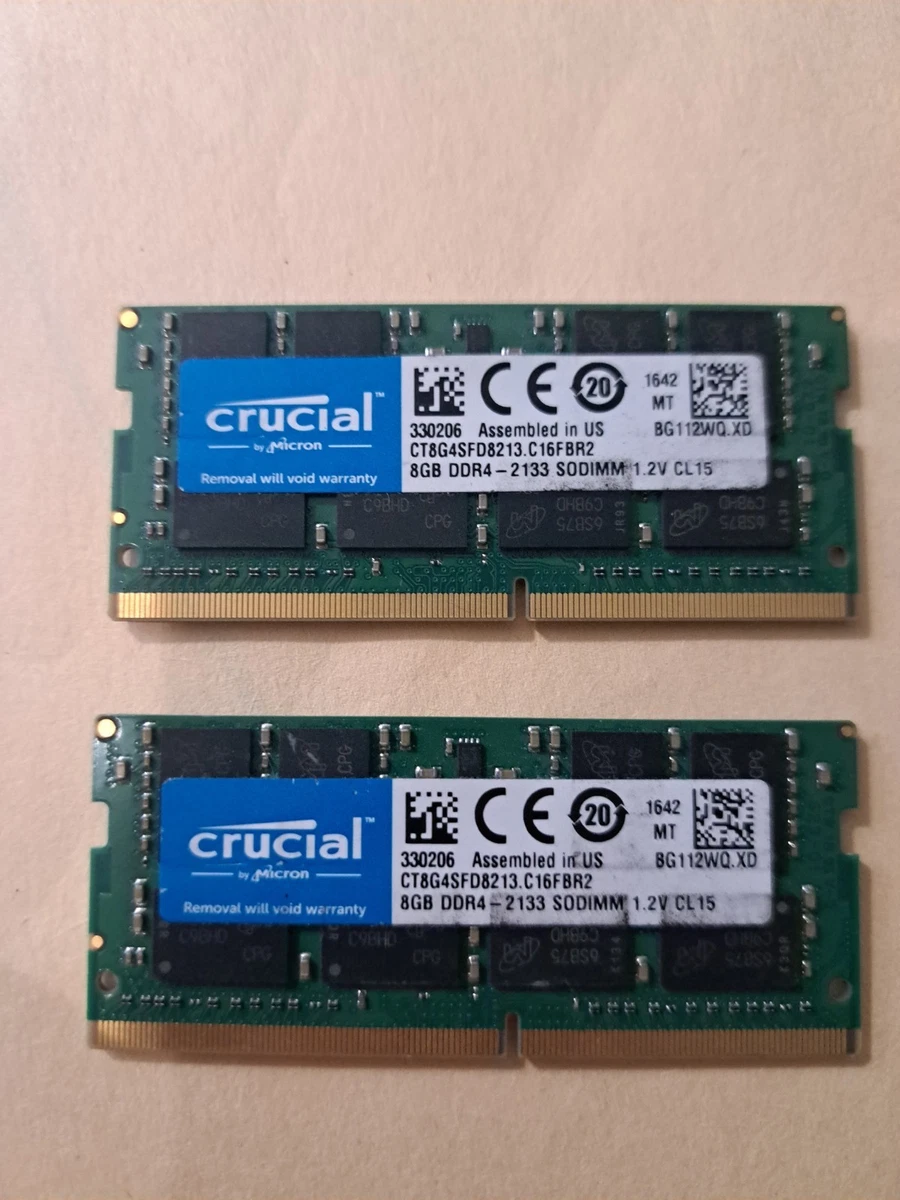 Crucial SO-DIMM Computer PC4-17000 (DDR4-2133) Bus Speed Memory