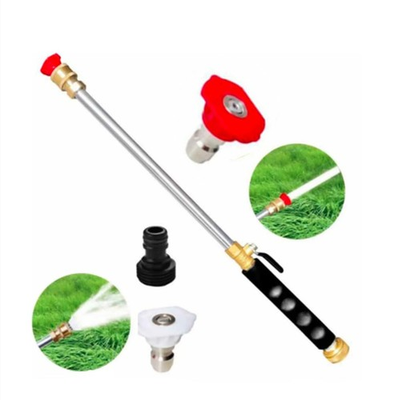 #ad Garden Hose Nozzle Power Cleaning Wand with 2 Different High Pressure Nozzles... $21.61