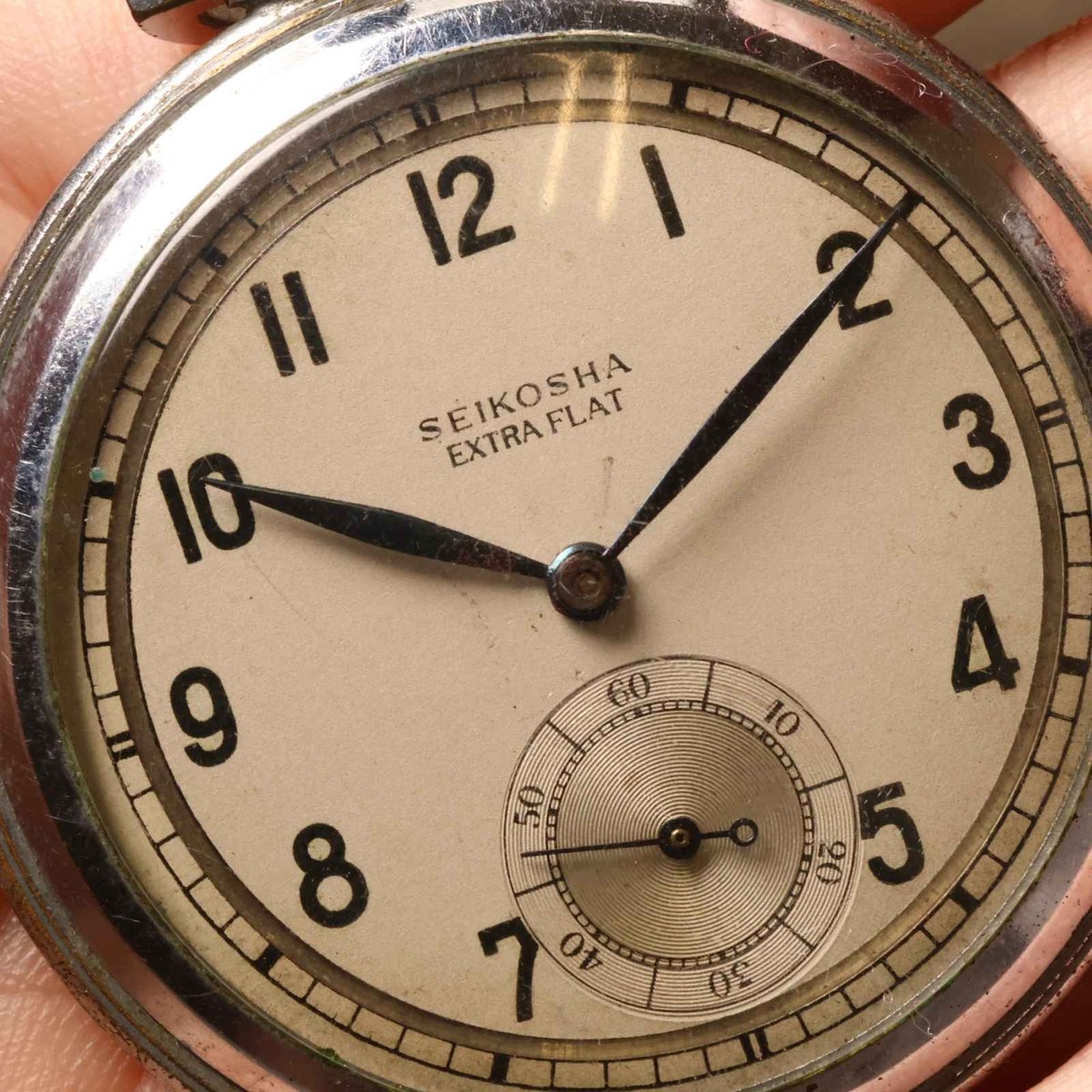Japan Seiko Seikosha Extra Flat Pocket Watch 1940's [C0335]8g3 | eBay