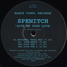 Spenitch - Give Me Your Love, 12", (Vinyl)