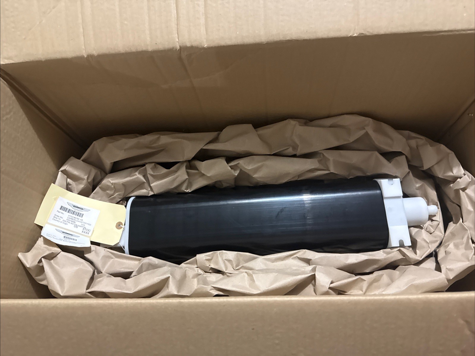 New 17-23 Aston Martin DB11 Fuel V12 Smog Charcoal Canister Evaporator OEM