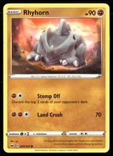 Rhyhorn (097) Normal Common SWSH01: Sword & Shield Base Set 097/202 NM