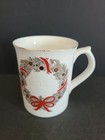 Vintage Otagiri Christmas Wreath Mug Larry Stone Japan — photo 1