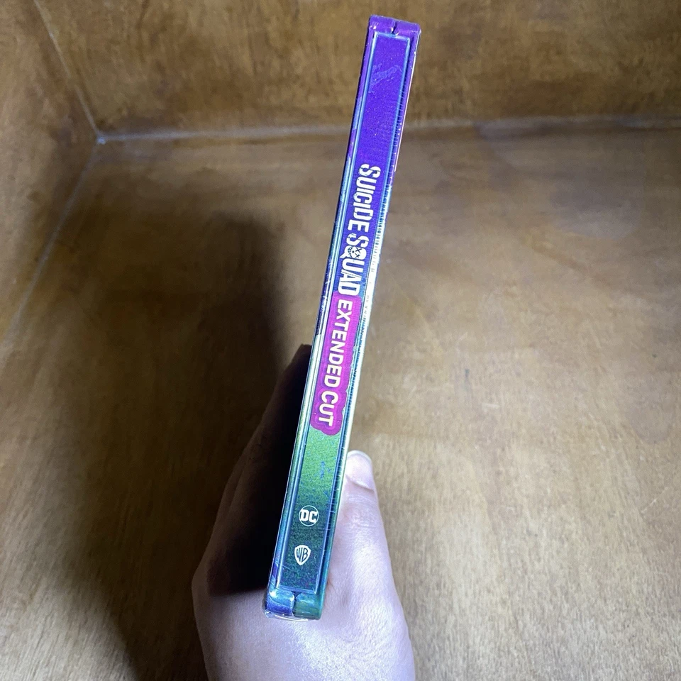 New Suicide Squad Extended Cut 4K UHD + Blu-ray Steelbook Factory Sealed Rare - Image 3 of 4