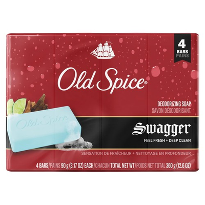 #ad #ad Old Spice Bar Soap for Men Deodorizing Feel 3.17 Ounce Pack of 4 Red $7.95