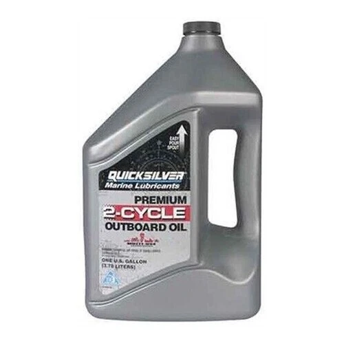Quicksilver Premium 2-Cycle Outboard Oil - 3.78 Ltr - 2 Stroke - 92-858022Q01