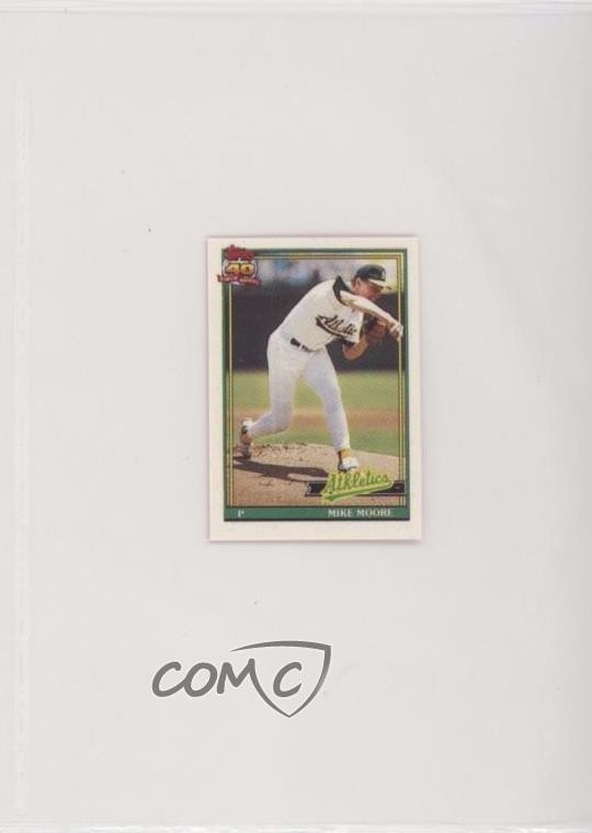 1991 Topps Micro Mike Moore #294 0c4