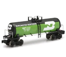O Gauge Modern Tank Car - BURLINGTON NORTHERN - New Item - Free Shipping