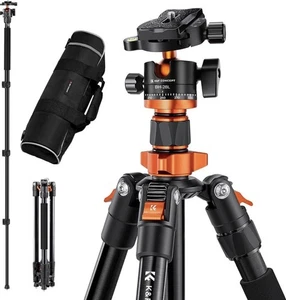 Concept de K&F DSLR Trépied de caméra, Monop amovible en aluminium léger et compact