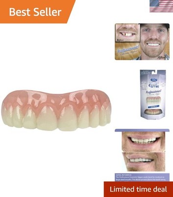 Achieve Beautiful Smiles with Our Custom Fitting Cosmetic Upper - Easy Home Use