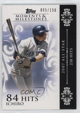 2008 Moments & Milestones 95/150 Ichiro Suzuki (2007 All-Star 238 Hits) HOF 1aj