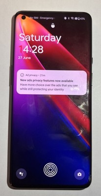 OnePlus 9 Pro 128GB Schwarz Dual Sim ''Funktioniert gesprungener Zustand''