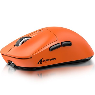 ATTACK SHARK X3 Wireless Gaming Mouse, 49g Ergonomic Computer Mouse, Triple M...