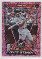 2020 Panini Donruss Elite Series Pink Fireworks Mookie Betts #E-10 im4