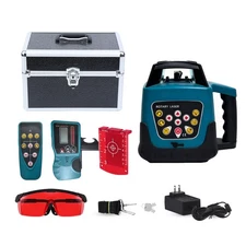 Self Leveling 360° Rotary Rotating Red Laser Level Tool Kit Automatic 500m Range