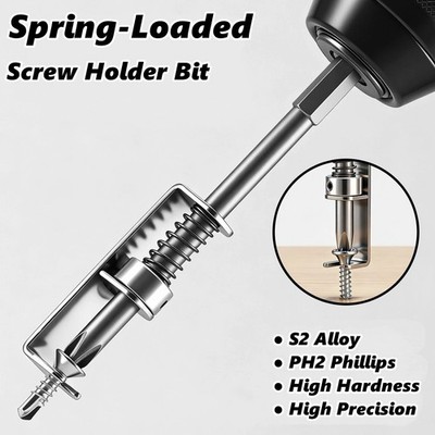 Screw Holder Drill Bit Phillips Anti-Drop Screwdriver Bit Fixing Clamp Set Suita