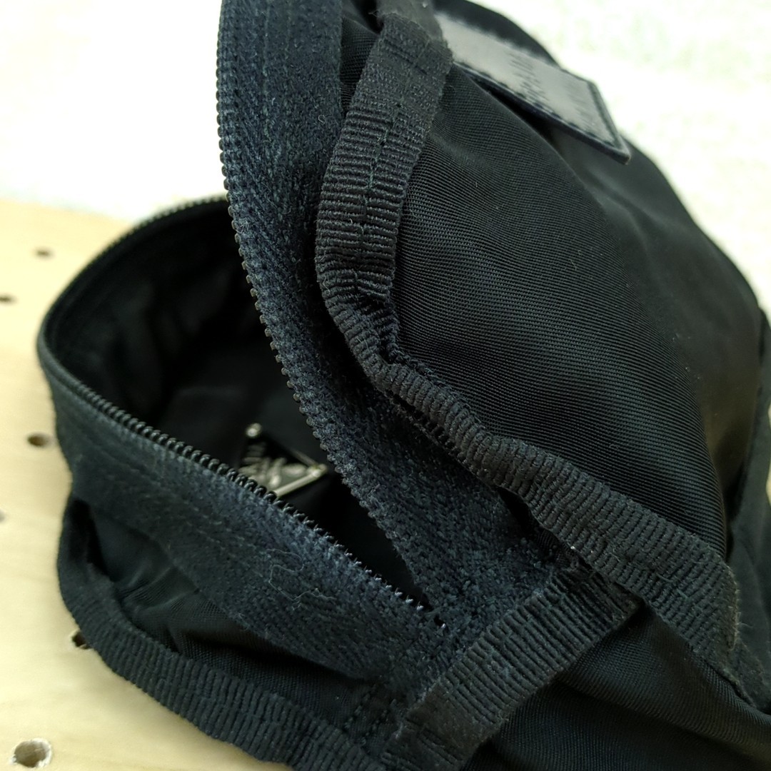 Prada Cosmetic Pouch Nylon Black Made in Italy Women's Used