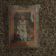 Topps Victor Wembanyama San Antonio Spurs 2024-25 #195 Orange /25 NBA Card