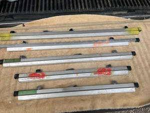 5 Aluminum Blue Print Holders Variety Set 36” 30” 24”