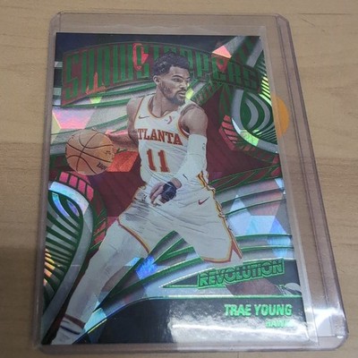 Trae Young 2024-25 Panini Revolution Showstoppers Green Red 49/50 #3