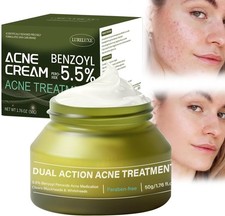 50g Crema Facial Anti Acné,Crema para Piel con Tendencia Acneica,Reduce las 