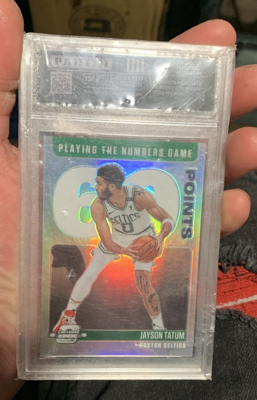 2020-21 Panini Contenders Optic - Playing the Numbers Game Jayson Tatum #1