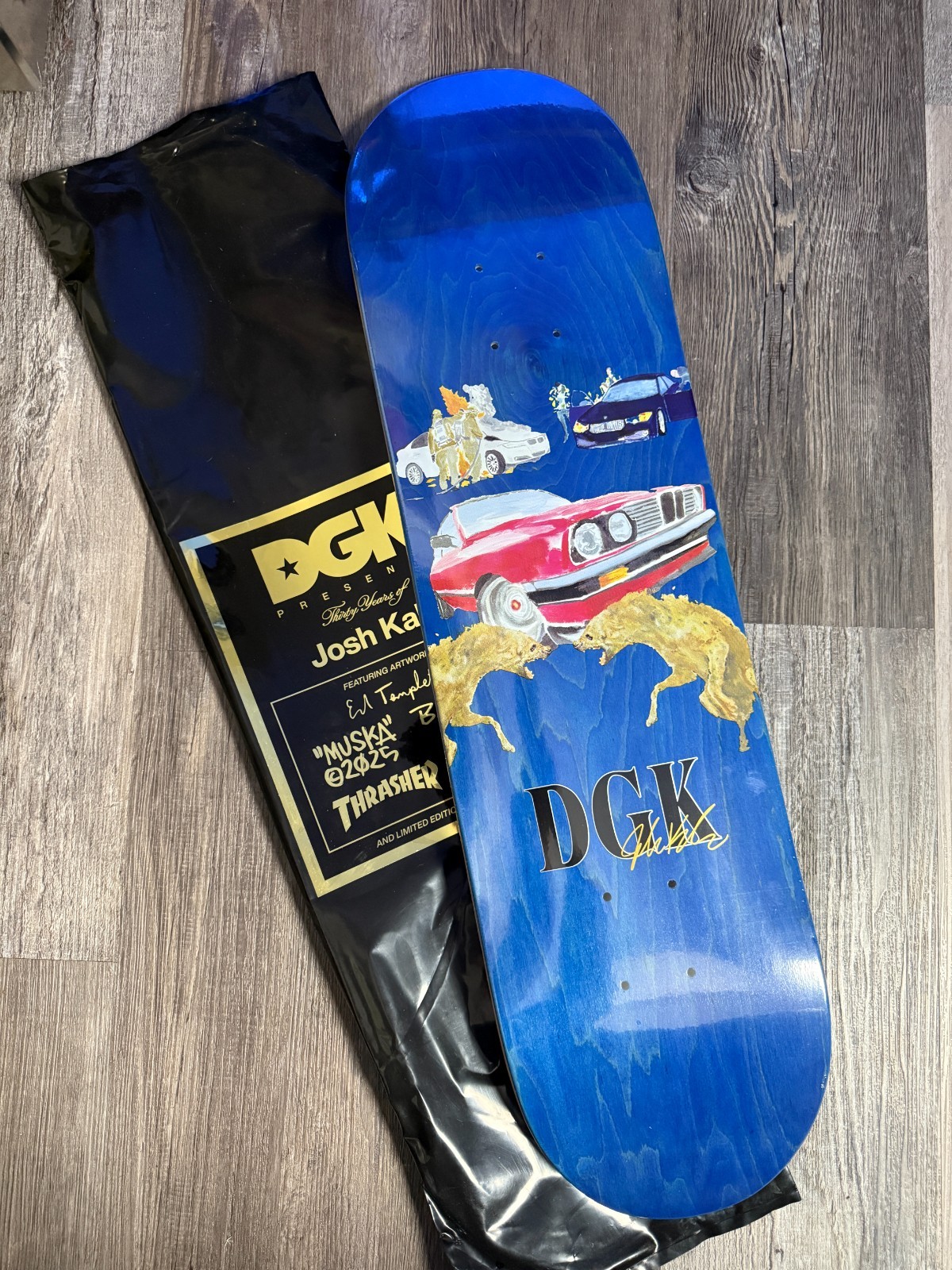 DGK - Josh Kalis 30 Year Skateboard - Blind Bag 8.06 Limited to 200 Blue DILL